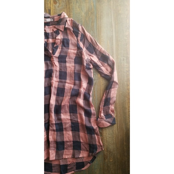 Oversized Plaid Tunic - Picture 2 of 4